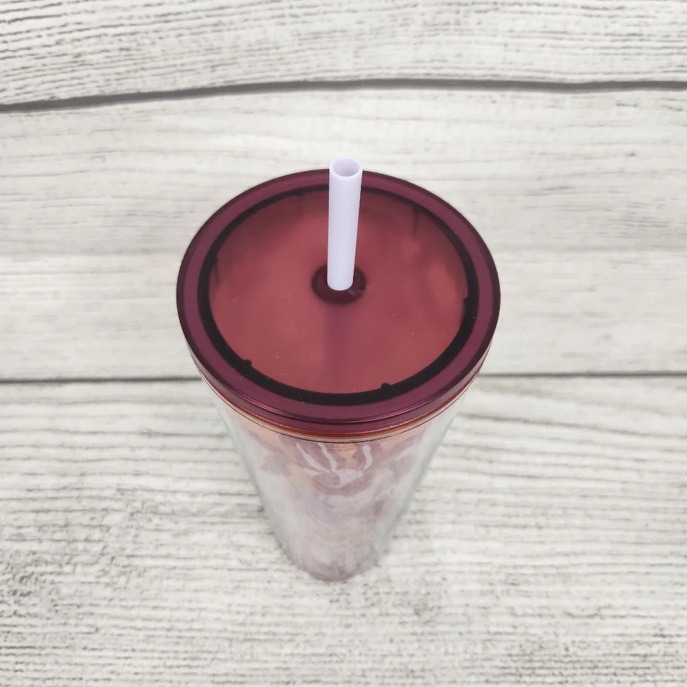 Starbucks Pink Floral Twist Tumbler 24oz